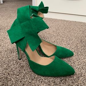 Green High Heels